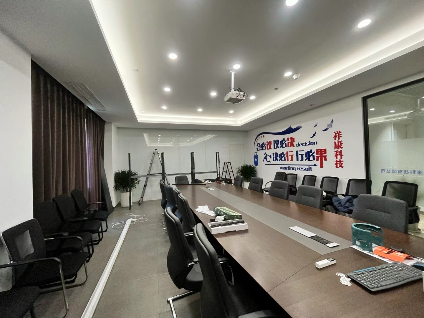 企业会议室高清拼接屏集成项目
